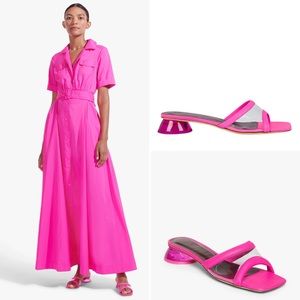 STAUD Leather Sandals